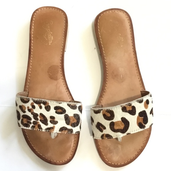 SEYCHELLES Weekender Slides Women Size 8 Leopard - Picture 2 of 6